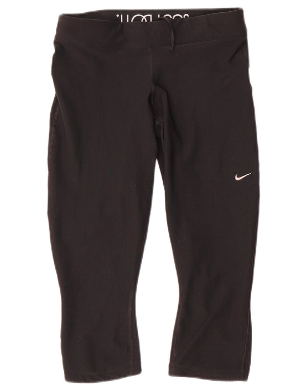 Nike - Leggings capri Dri Fit para mujer, talla M, color negro