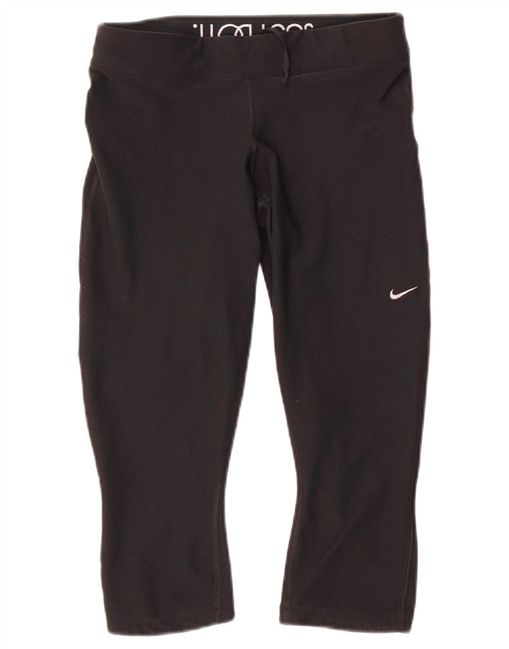 Nike - Leggings capri Dri Fit para mujer, talla M, color negro