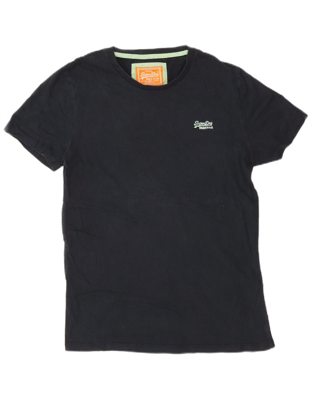 Camiseta Superdry Hombre Top Medium Azul Marino Algodón