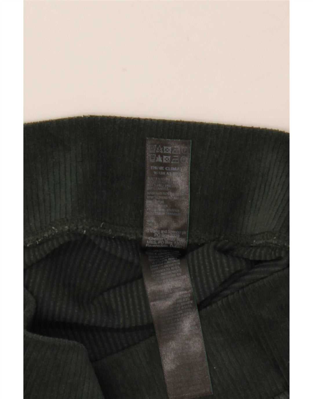 Marks & Spencer Leggings para mujer Reino Unido 10 Pequeño Algodón verde