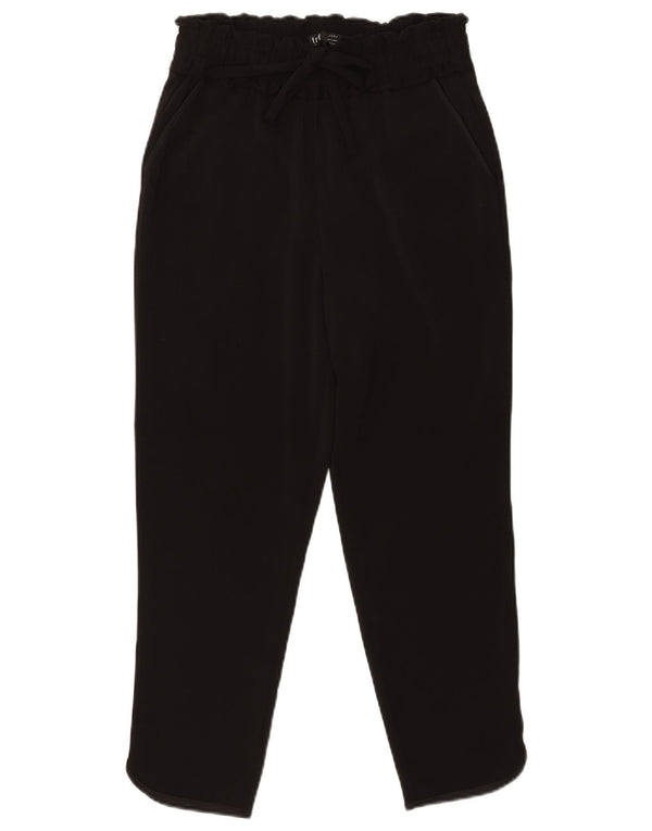 Zara Mujer Trafaluc Pantalones Casuales Tapered XS W24 L25 Negro