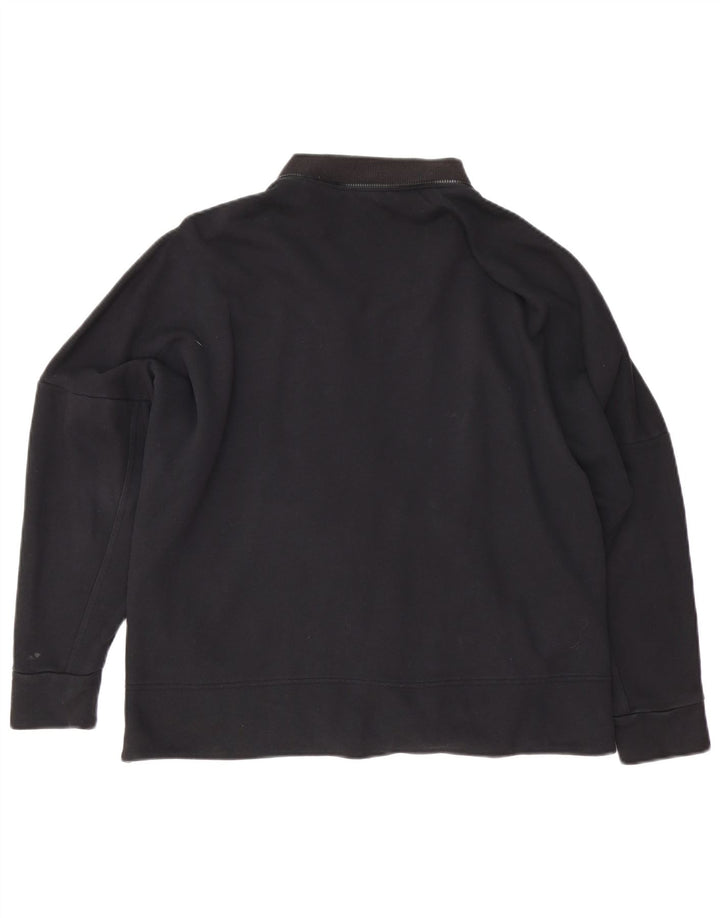 ADIDAS Mujer Stella McCartney Chándal Top Chaqueta Reino Unido 12/14 Mediano Negro