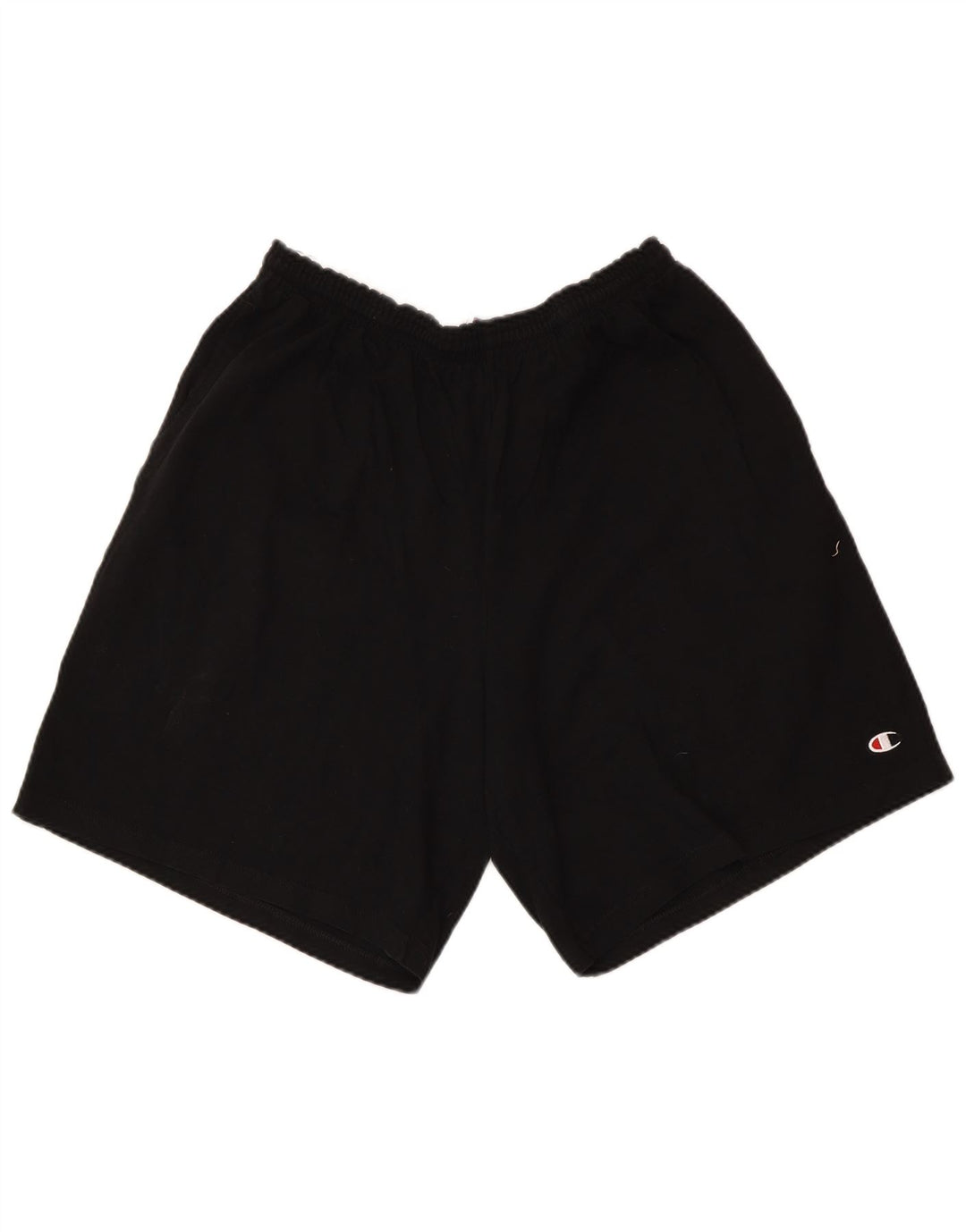 CHAMPION Pantalones cortos deportivos para hombre de algodón negro grande