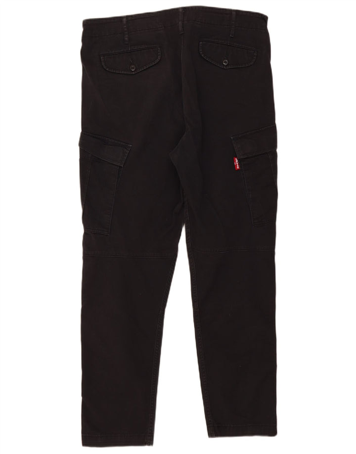 Levi's Pantalones cargo ajustados para hombre W34 L29 Algodón negro
