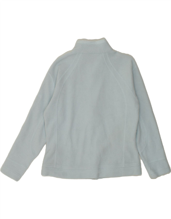 COLUMBIA Womens Fleece Jacket UK 16 Large Blue Polyester Vintage Columbia and Second-Hand Columbia from Messina Hembry 