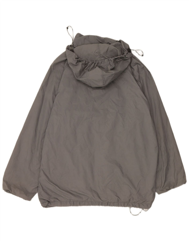 Champion Chaqueta impermeable extragrande con capucha para hombre UK 38 Gris medio
