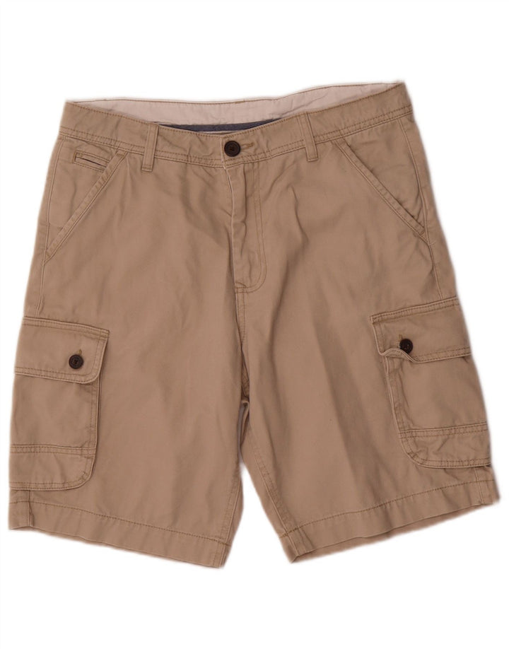 Crew Clothing Pantalones cortos cargo para hombre W32 Algodón beige medio