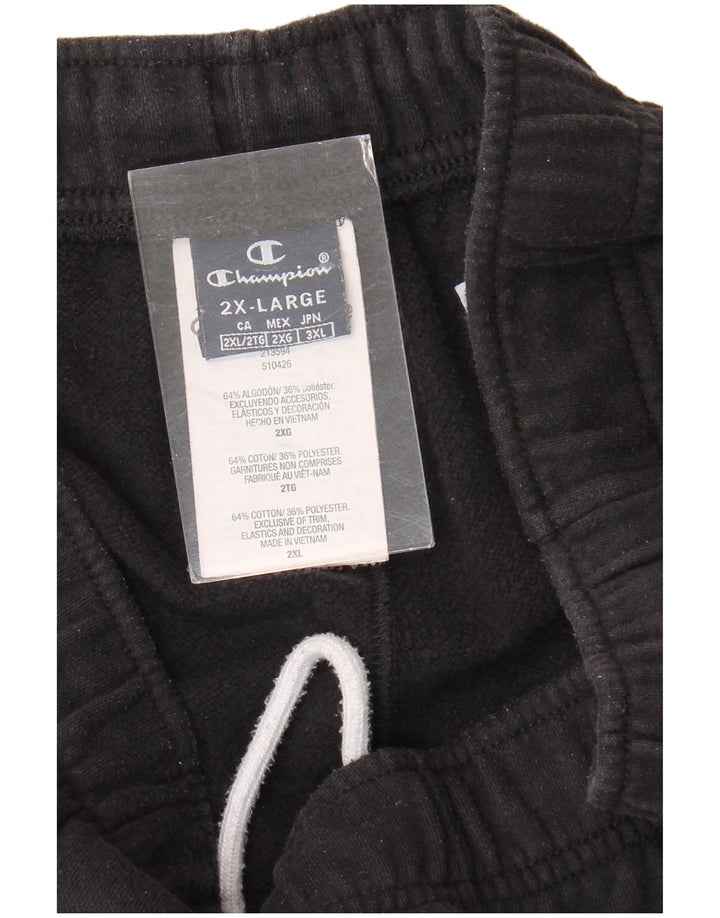 Champion Pantalones De Chándal Mujer 2XL Algodón Negro