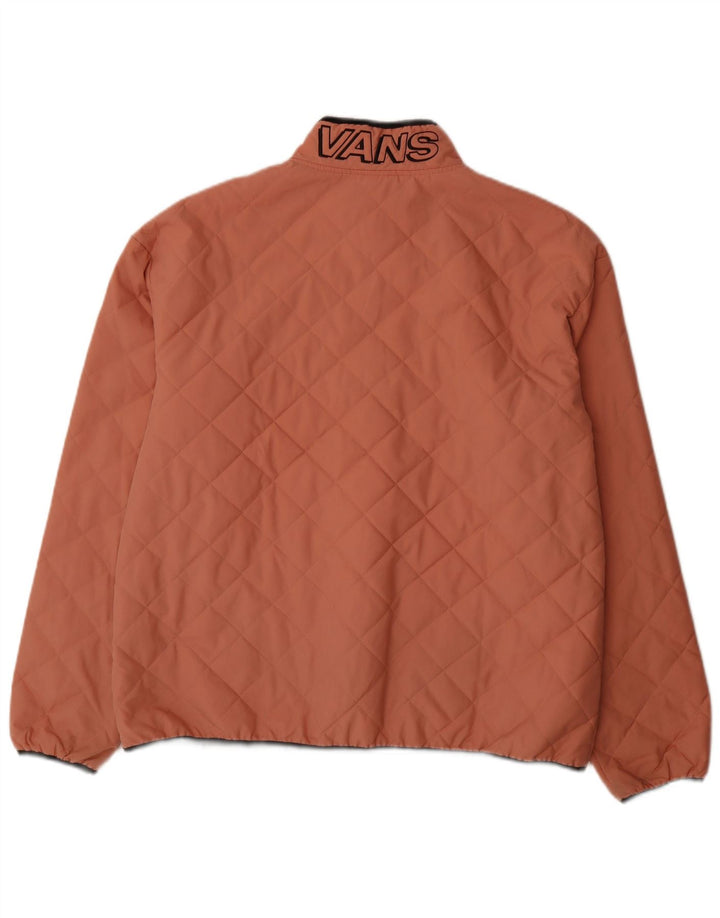 Vans - Chaqueta acolchada para mujer, talla 42, poliéster rosa