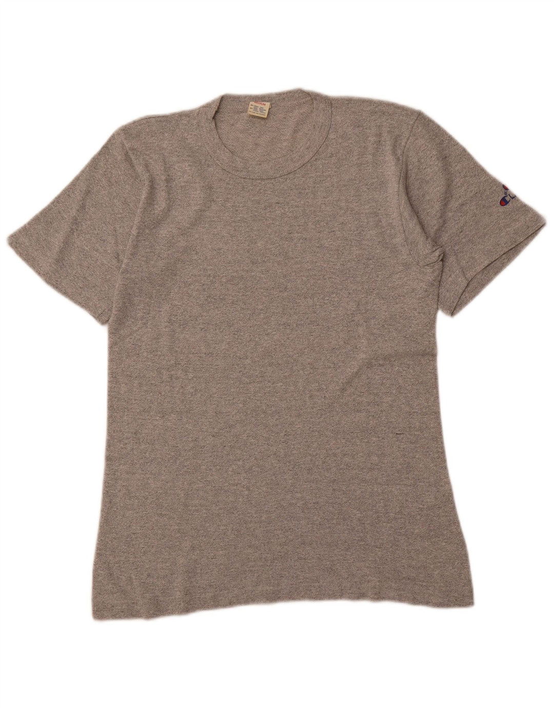 CHAMPION Camiseta Hombre Top Algodón Gris Medio