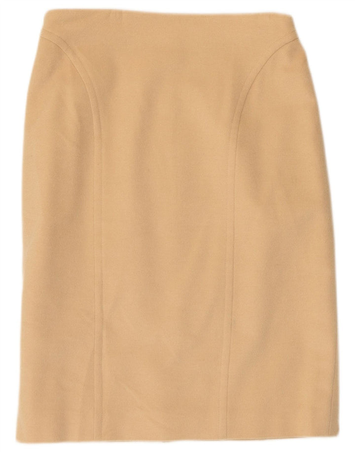 Falda lápiz para mujer Les Copains IT 46 Large W30 Lana beige
