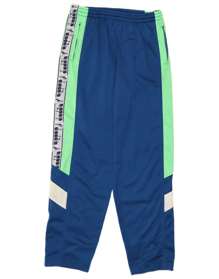 Diadora Chándal gráfico completo para hombre ES 40 Azul medio Poliéster con bloques de color