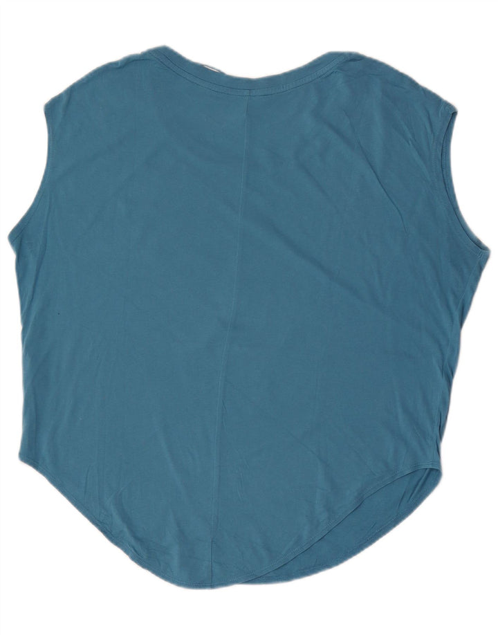 Nike - Camiseta sin mangas con gráfico extragrande para mujer, talla 40, algodón azul grande