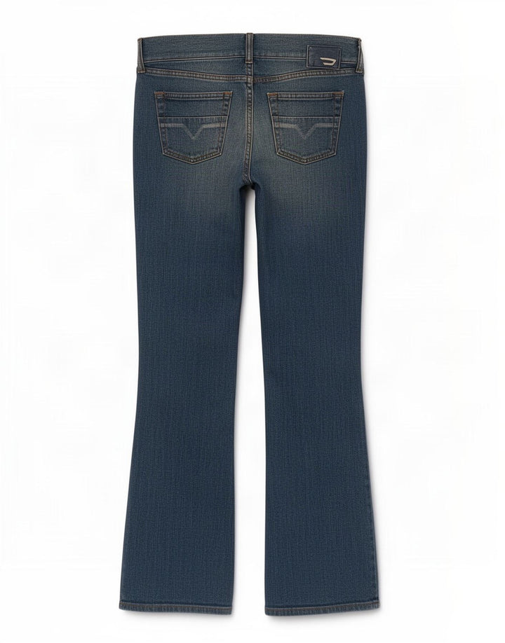 Vaqueros Bootcut Mujer Diesel W29 L33 Algodón Azul