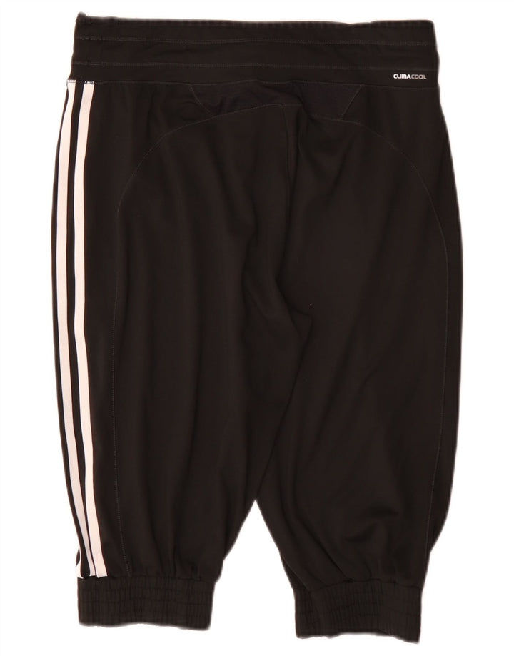 Adidas Bermudas deportivas para mujer UK 12 Medium Negro Poliéster