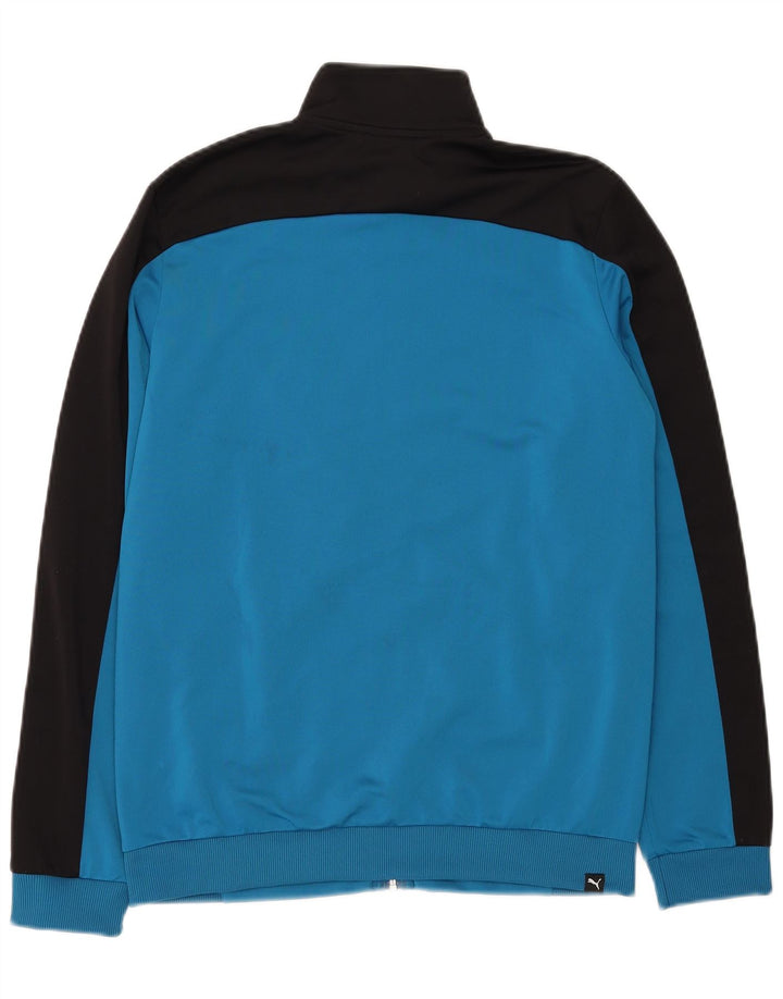 Puma Chaqueta de chándal para niño 15-16 años Azul Colorblock Poliéster