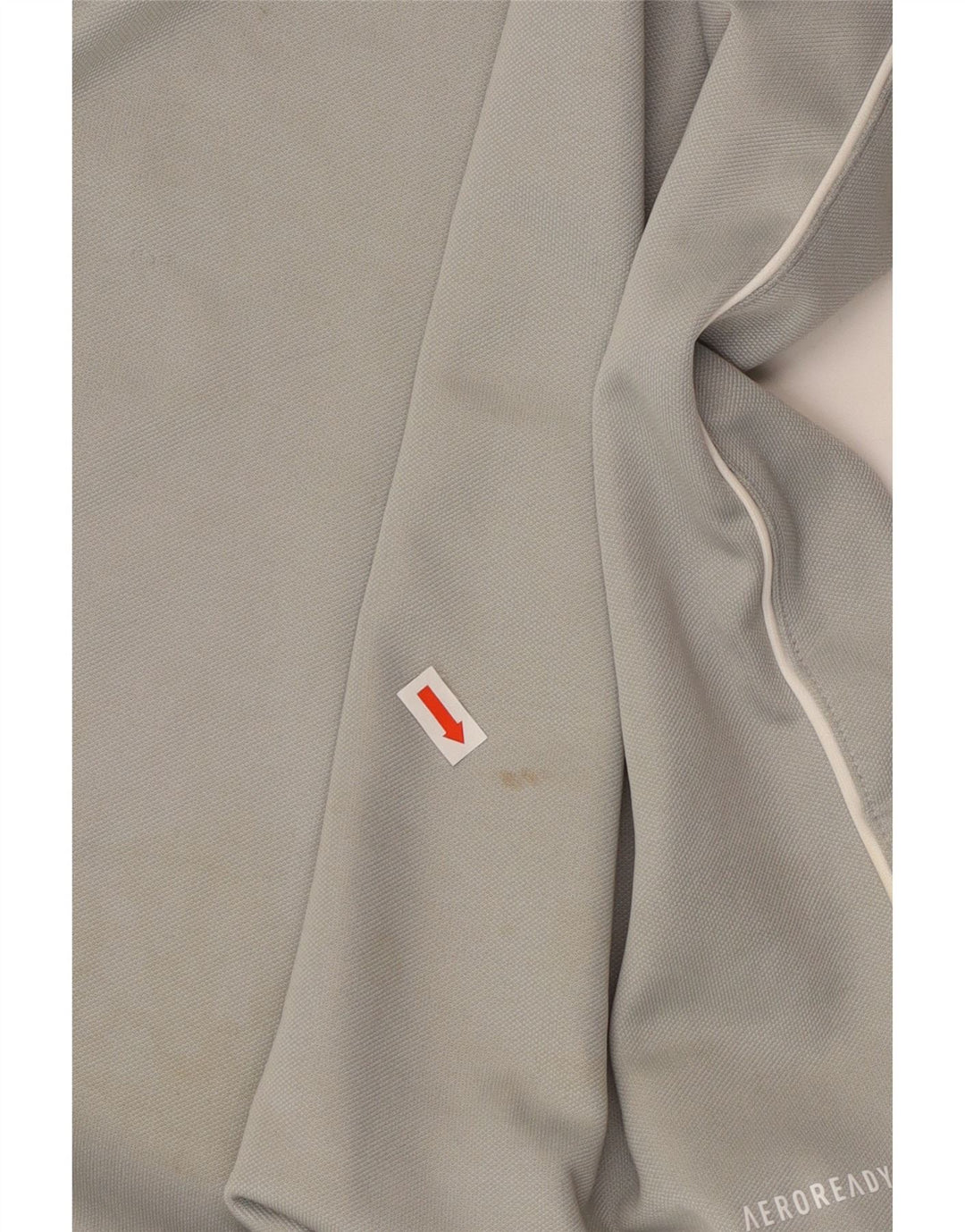 ADIDAS Hombre Aeroready Zip Neck Jersey Chándal Top XL Gris Poliéster