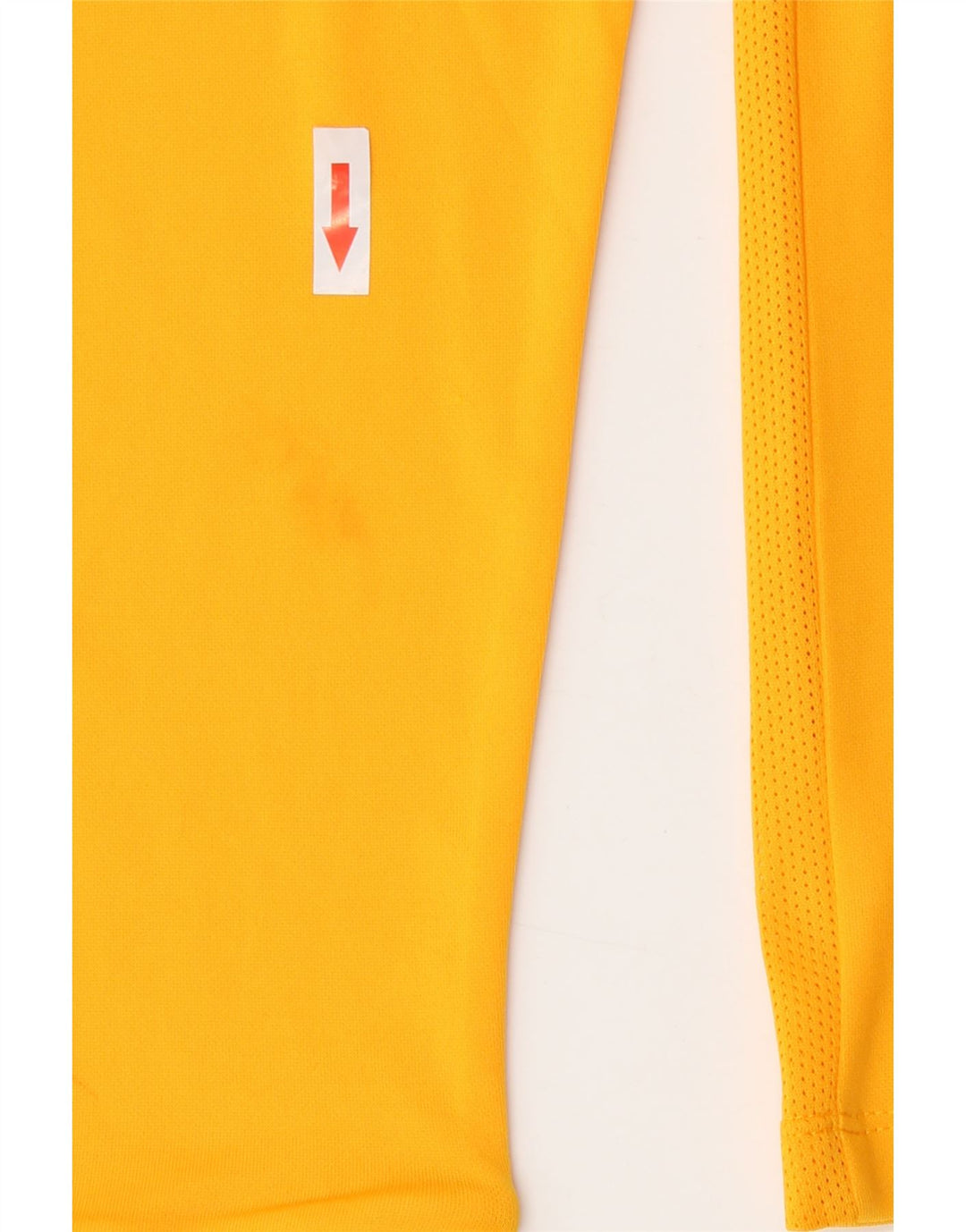 Nike Dri Fit Graphic Top manga larga poliéster amarillo medio para hombre