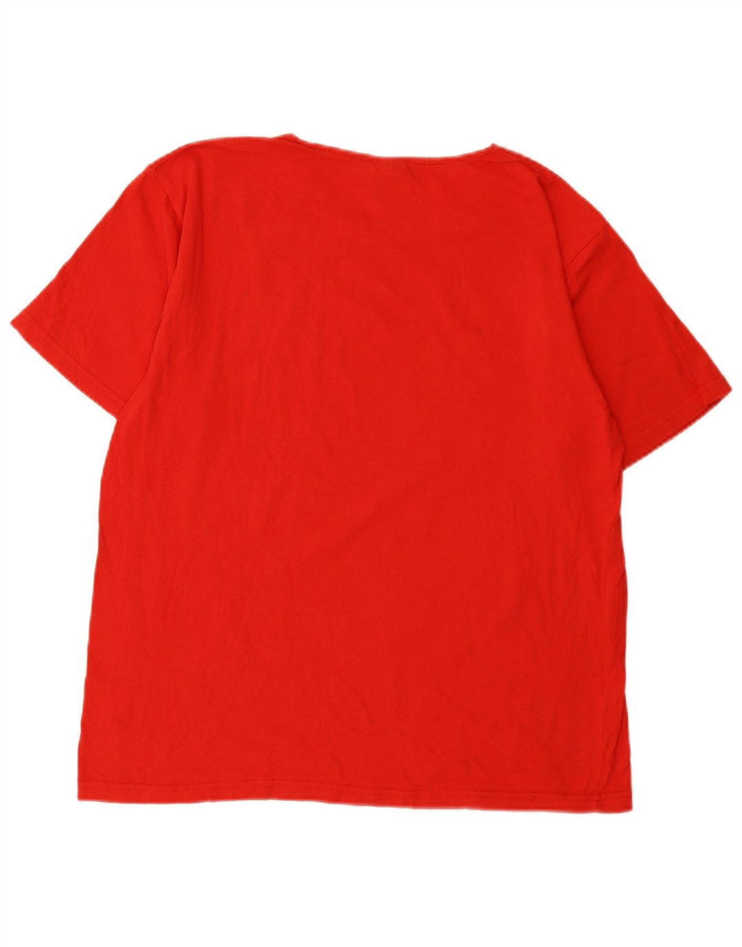 Reebok Camiseta gráfica para hombre Top grande de algodón rojo