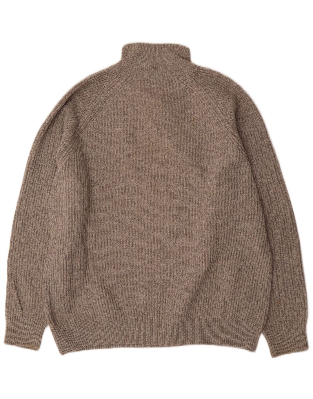 Kappa Hombre Zip Neck Jumper Sweater XL Gris Lana