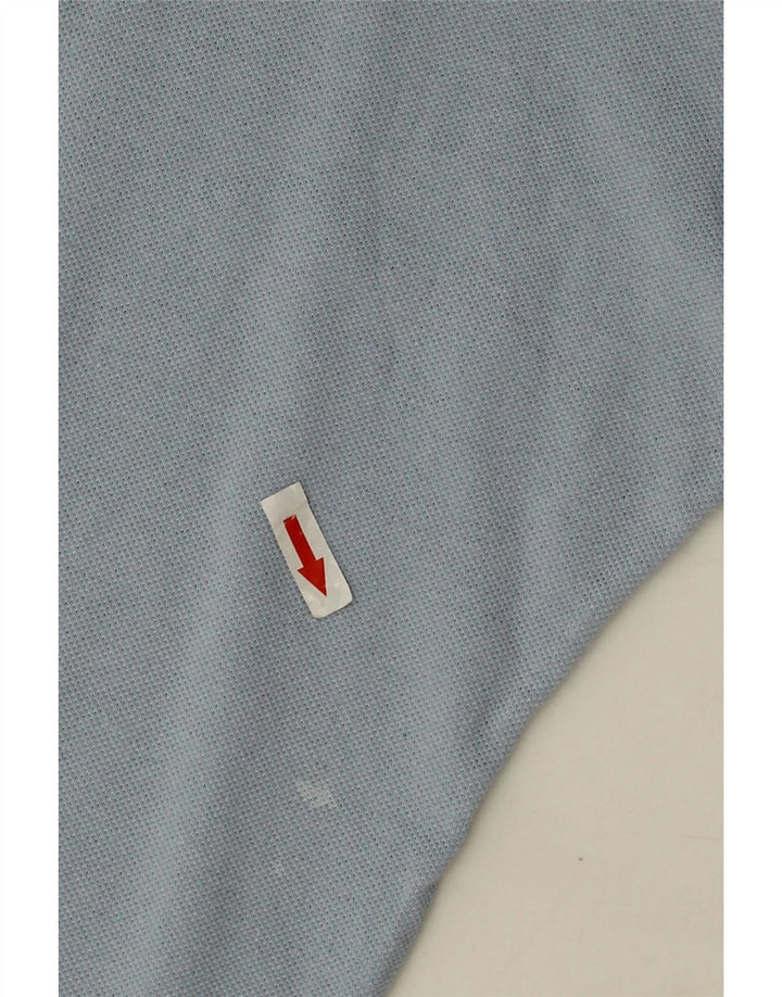 Kappa Polo De Manga Larga De Algodón Azul Medio Hombre