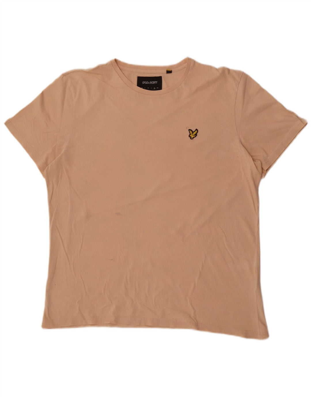 Lyle & Scott Camiseta Hombre Top XL Beige Algodón