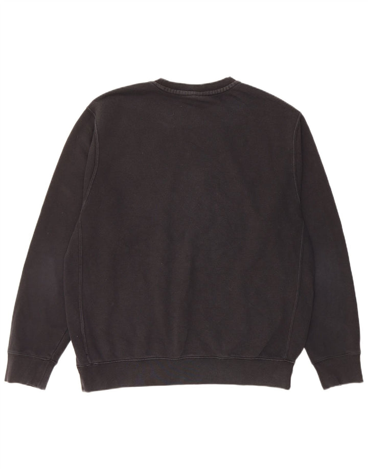 Nike - Sudadera tipo jersey para hombre, talla grande, algodón negro