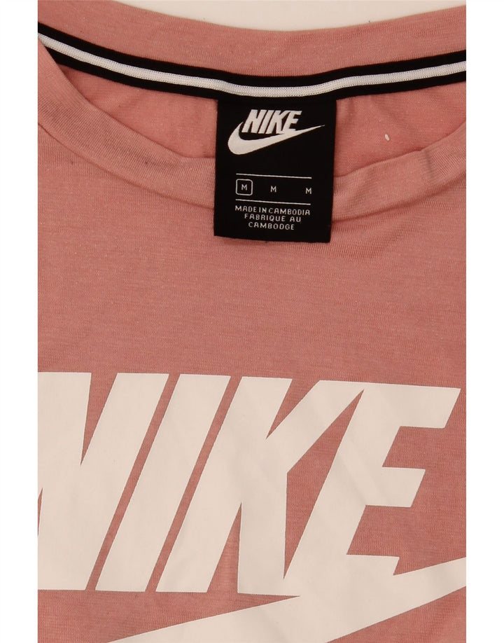 Nike - Camiseta gráfica para mujer, talla 40, color rosa mediano