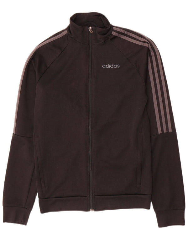 Adidas Chaqueta de chándal para hombre UK 32/34 XS Negro Poliéster
