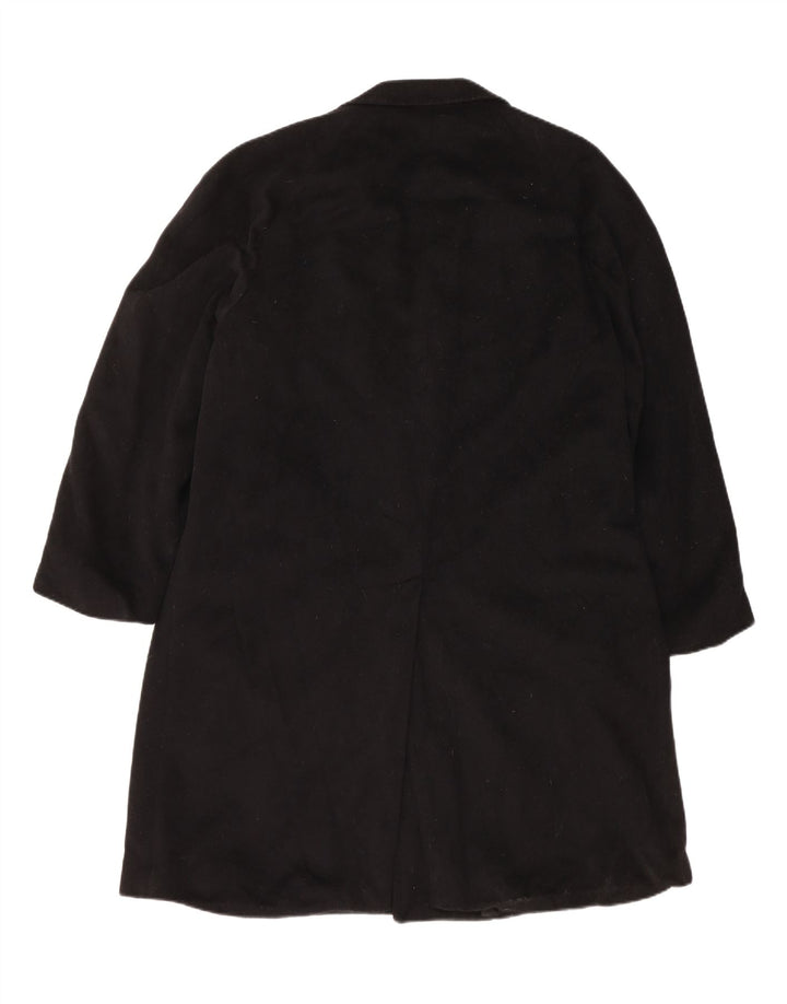 AQUASCUTUM Abrigo para mujer UK 12 Mediano Negro Lana nueva