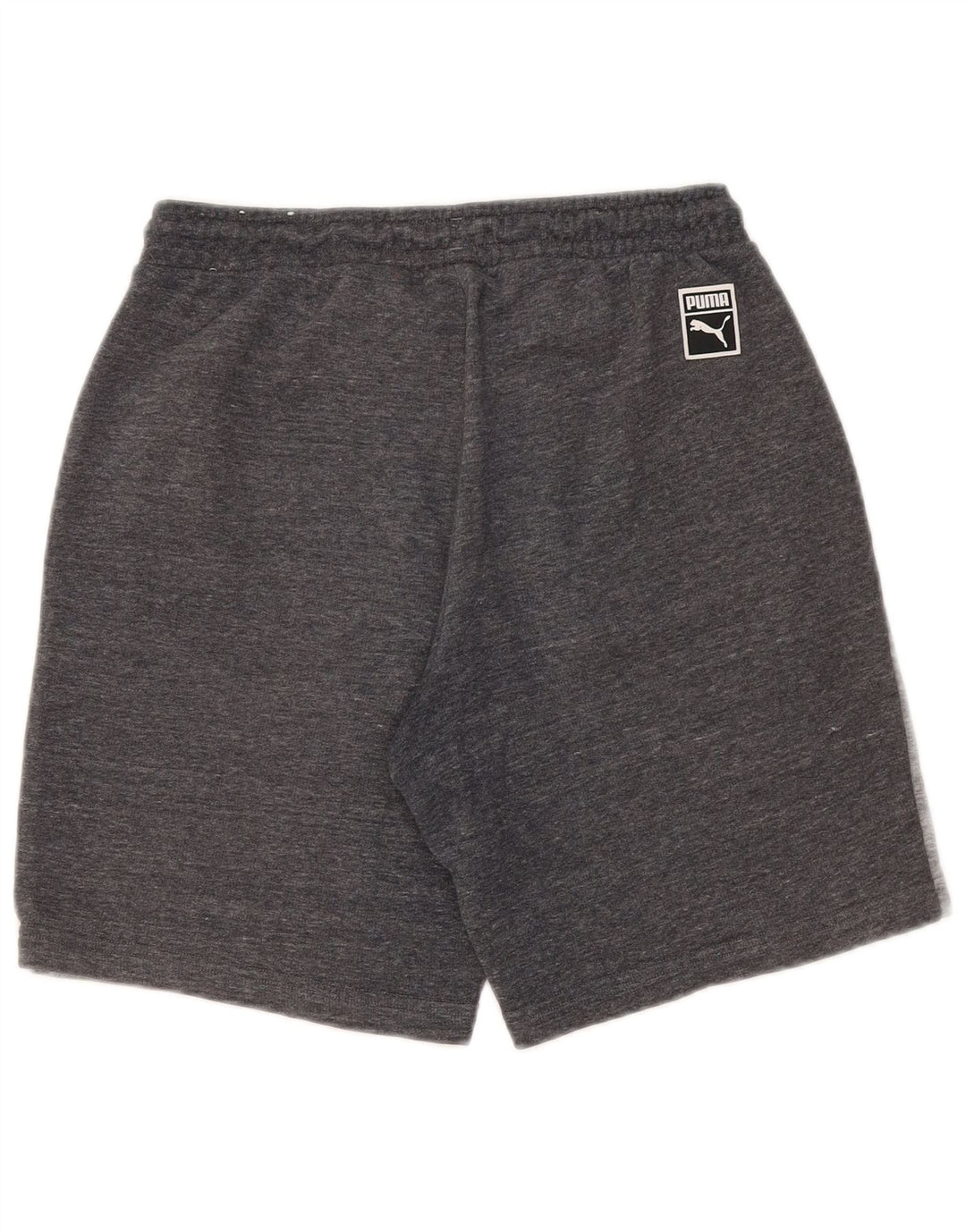 Pantalones cortos deportivos Puma para hombre de algodón color block en gris pequeño