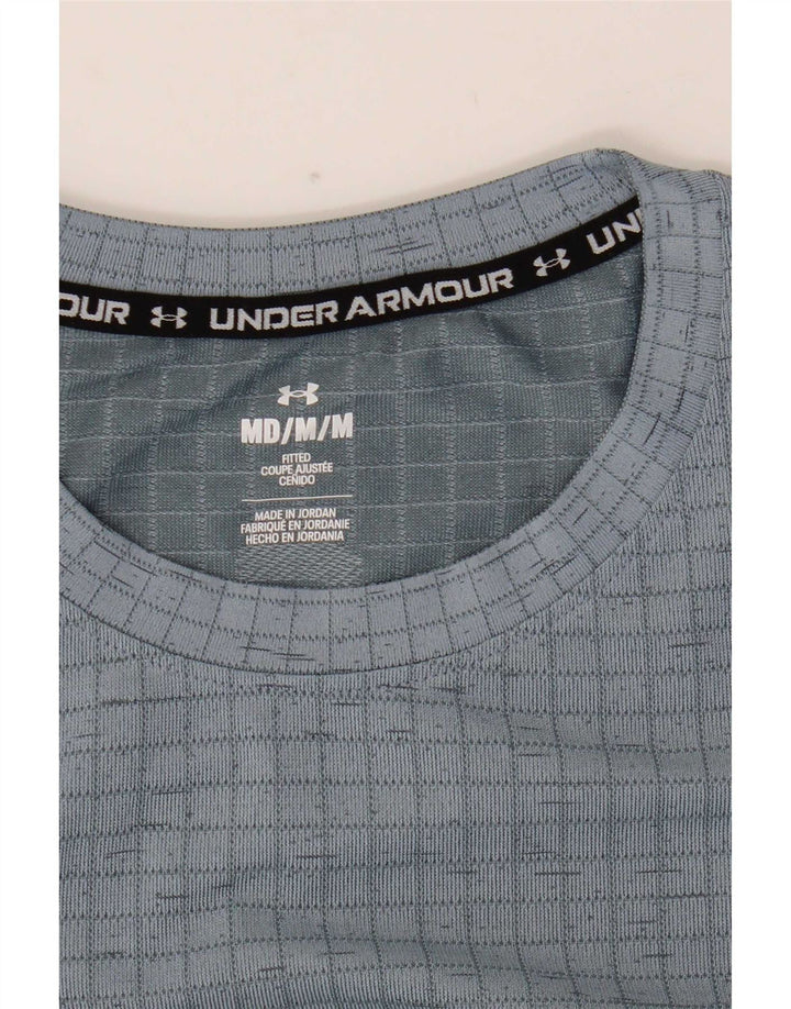 Under Armour Camiseta gráfica para hombre Top gris medio a cuadros