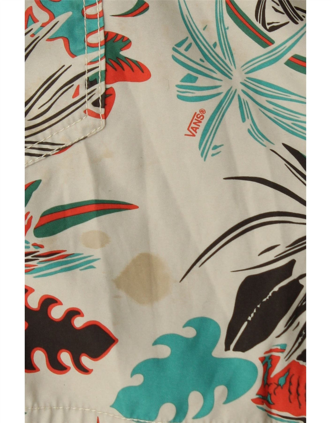 Bañador Vans Hombre Mediano Blanco Floral Poliéster