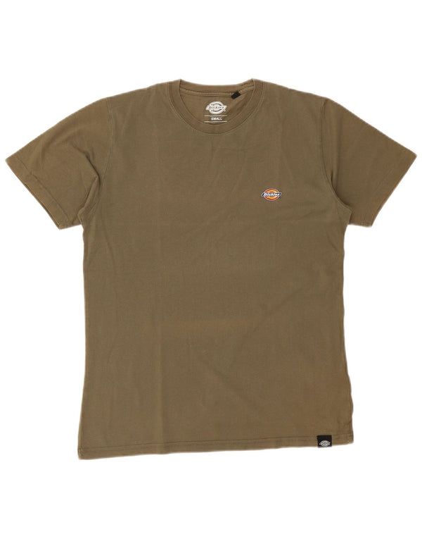 Dickies Hombre Camiseta Top Small Caqui Algodón
