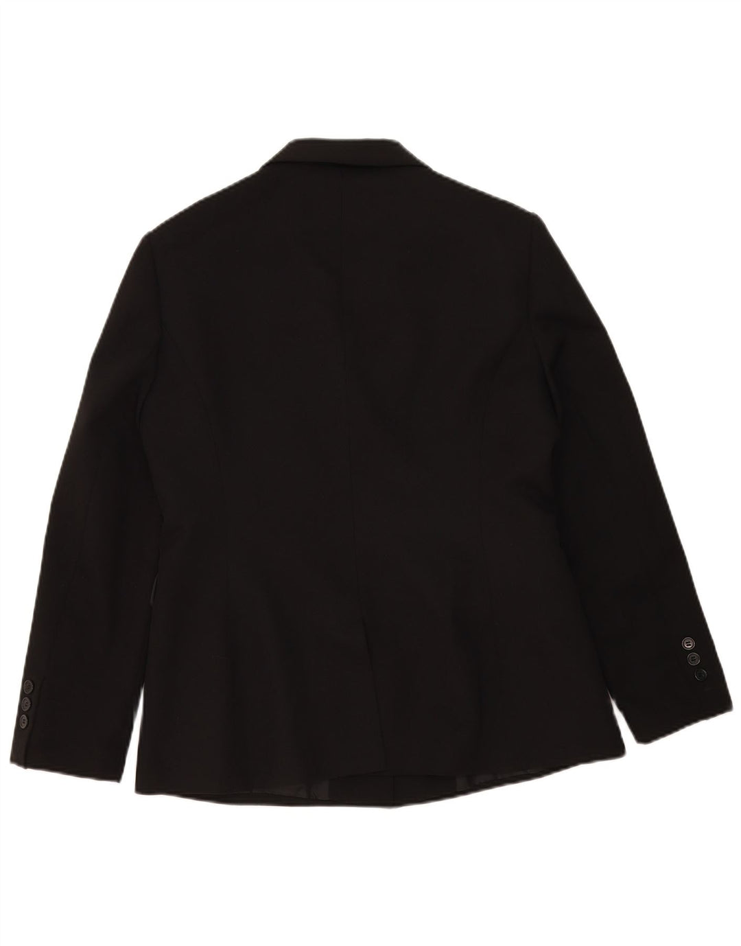 Etam Chaqueta Blazer de 3 Botones para Mujer UK 46 Grande Poliéster Negro