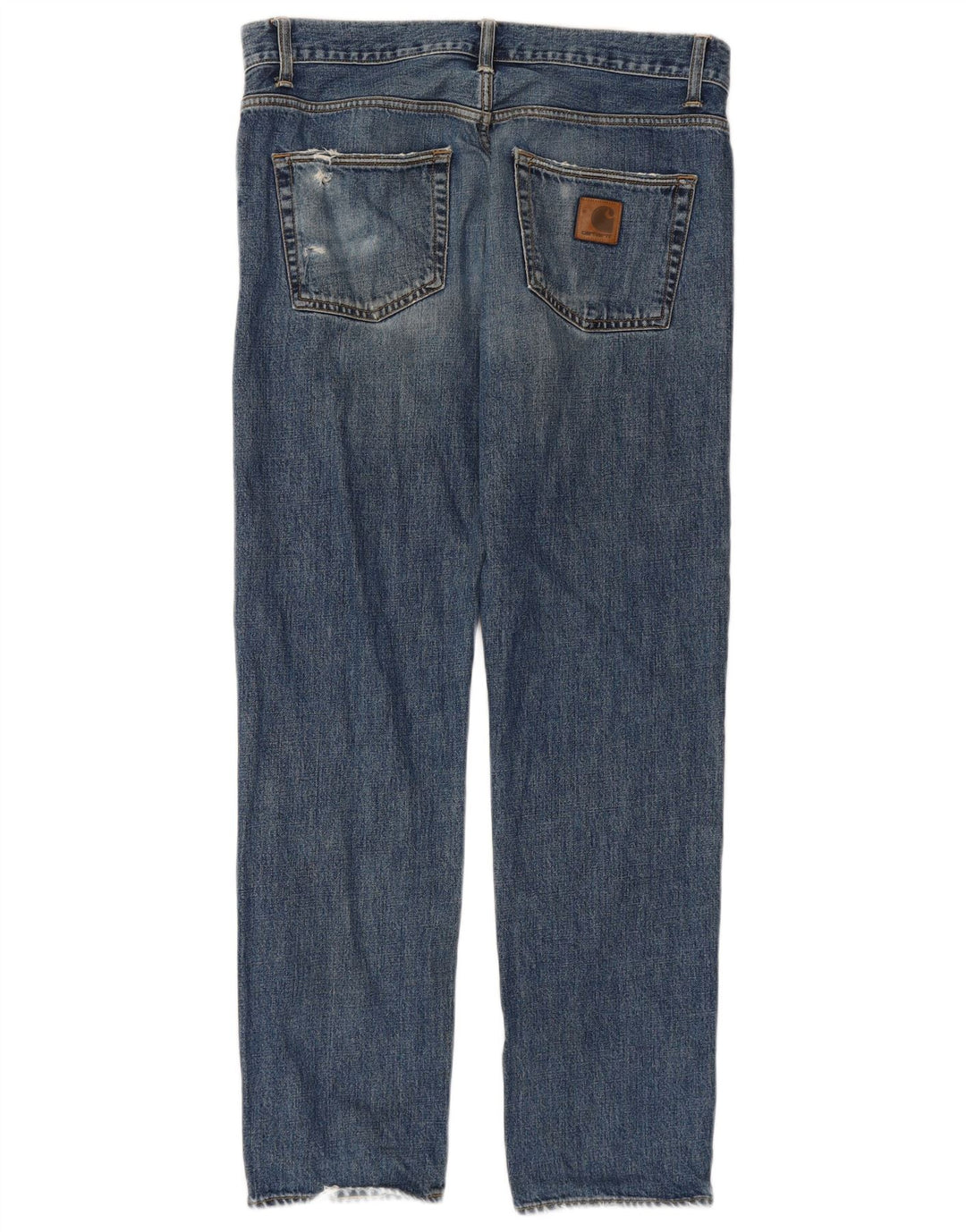 CARHARTT Vaqueros rectos para hombre W34 L32 Algodón azul