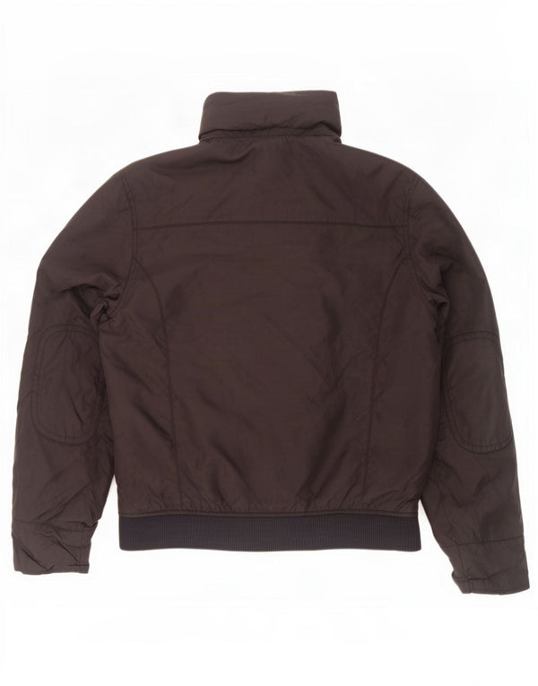 Zara - Chaqueta cortavientos con capucha para hombre, talla 40, color negro