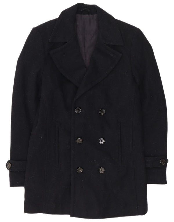 Angelo Litrico Chaquetón para hombre UK 36 Small Lana azul marino