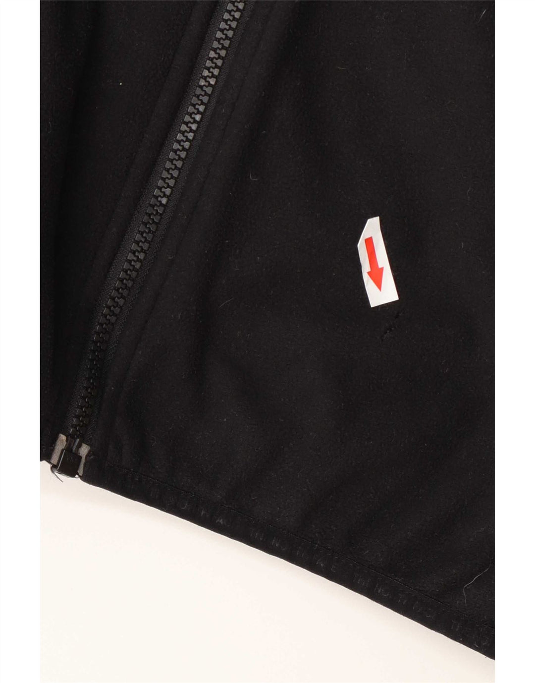 The North Face Chaqueta polar con forro para hombre, talla 40, poliéster negro grande
