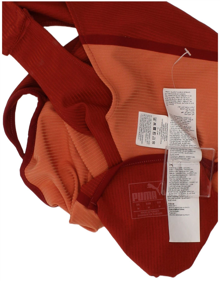 Bañador Puma Mujer Naranja Medio Colorblock Poliéster Deportes