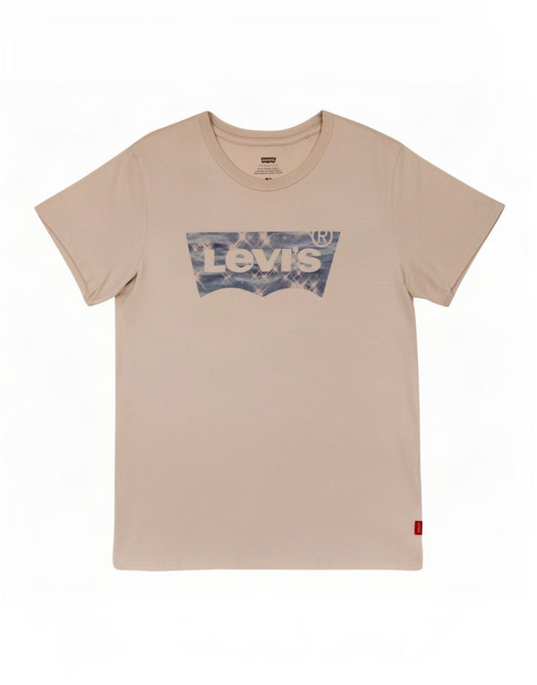 Levi's Camiseta gráfica para mujer Top UK 10 Small White