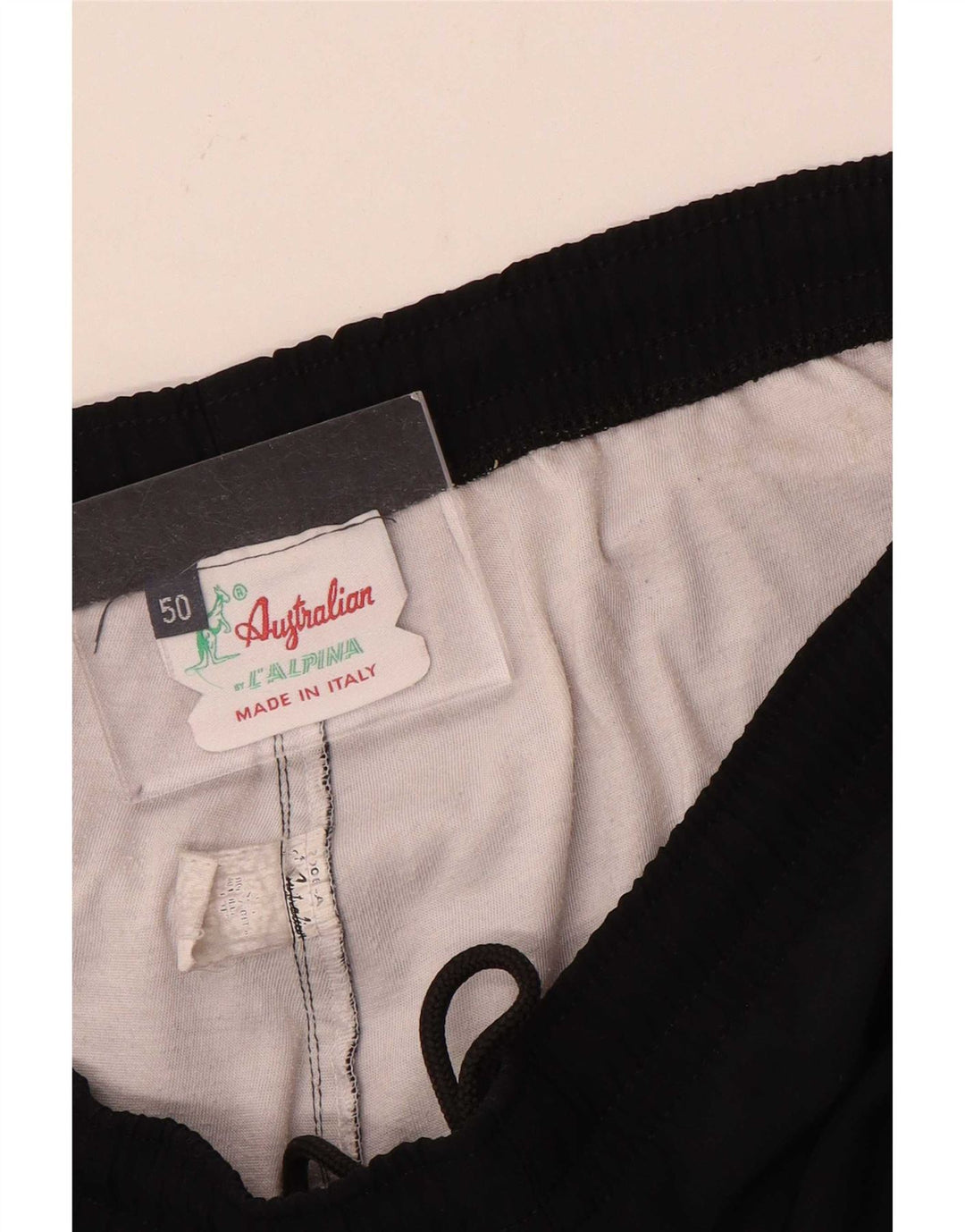 AUSTRALIAN L'ALPINA Pantalones de chándal para hombre IT 50 Medium Black