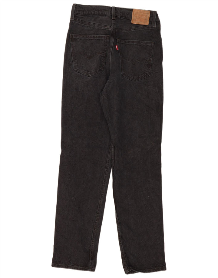 Levi's Vaqueros Cónicos Para Mujer W26 L29 Algodón Negro