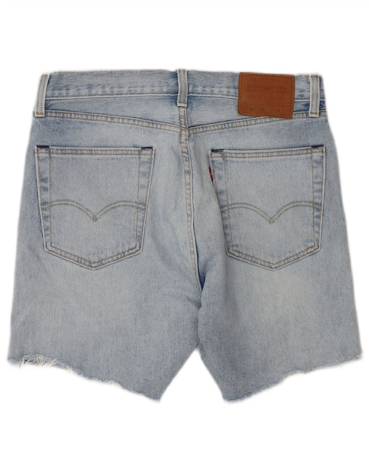 Levi's Mens 501 Shorts De Mezclilla W31 Algodón Azul Medio
