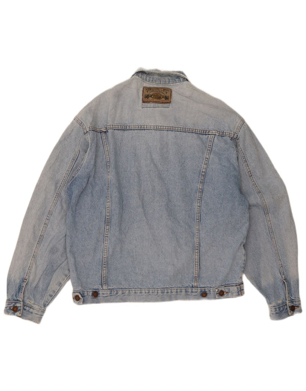Wampum Chaqueta vaquera para hombre UK 38 Azul medio