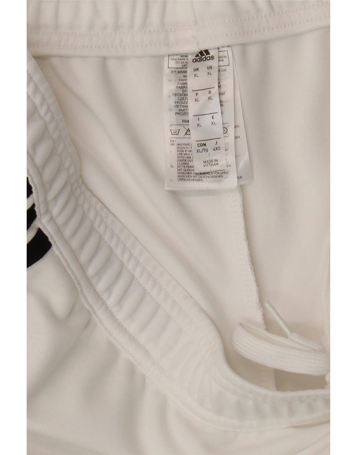Adidas Hombre Climacool Chándal Pantalón XL Blanco Poliéster