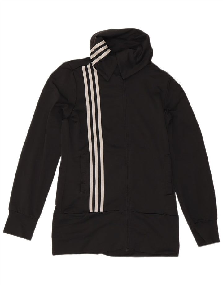 Adidas - Chaqueta de chándal para mujer, talla 10, color negro, poliéster