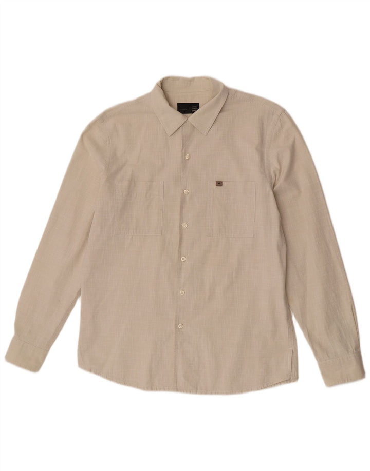 Camisa Gas Hombre Algodón Beige Medio