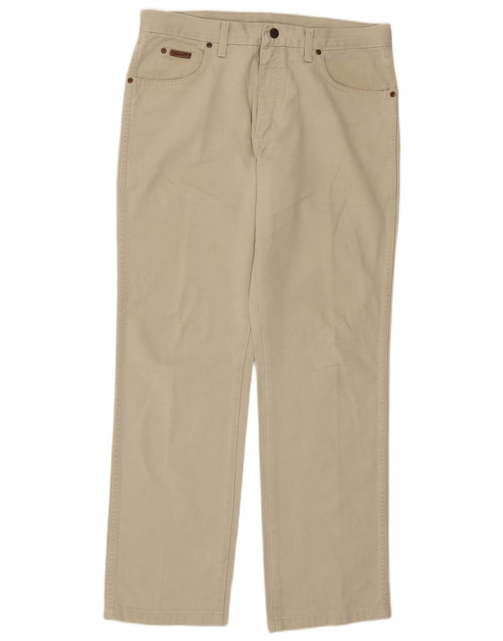 Wrangler Vaqueros Rectos Regulares Para Hombre W34 L31 Algodón Verde