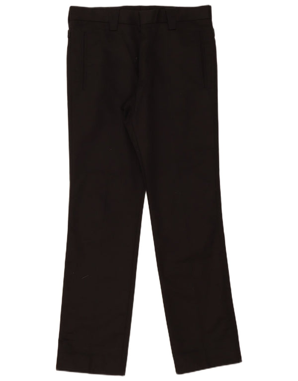 Hugo Boss Pantalones chinos rectos para hombre IT 48 Medium W32 L33 Algodón negro